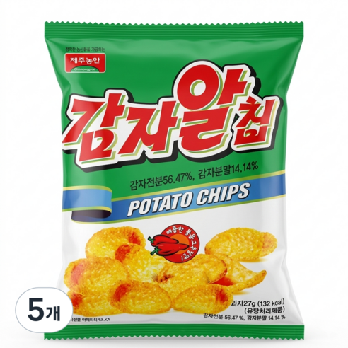 제주농연 감자알칩 매콤한 볶음 고추장맛