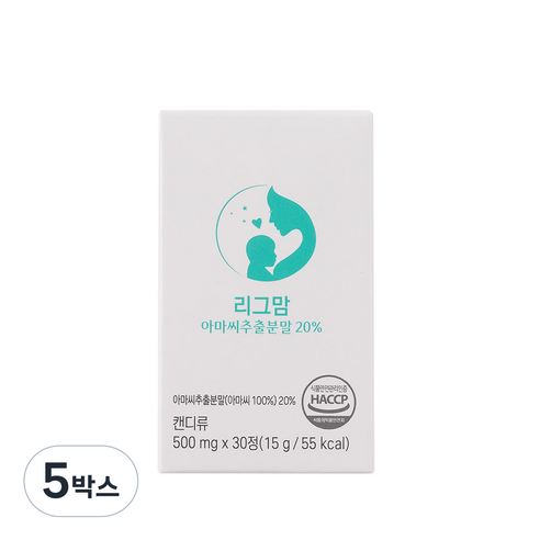 오로쉬 리그맘 여성영양제, 5박스, 30정