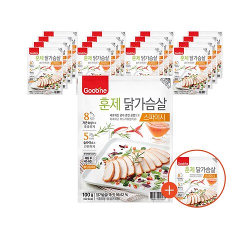 굽네 훈제 닭가슴살 갈릭 허브 맛