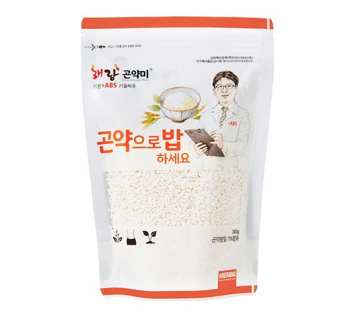 건강한 식단을 위한 저칼로리 '곤약미' 추천