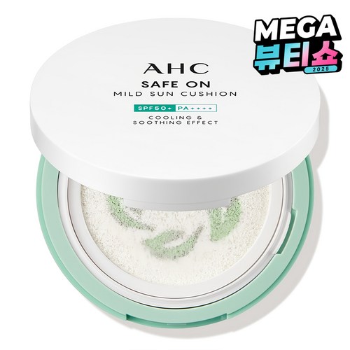 AHC 세이프온 마일드 선쿠션 SPF50+ PA++++, 25g, 1개