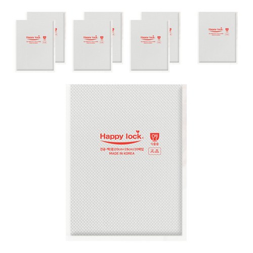 해피락 낱장타입 진공포장지 중형백, 160개