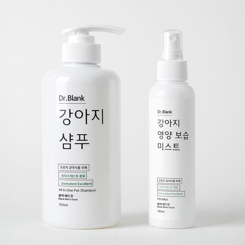 닥터블랭크 저자극 샴푸 미스트 블랙베리향 세트, 1세트