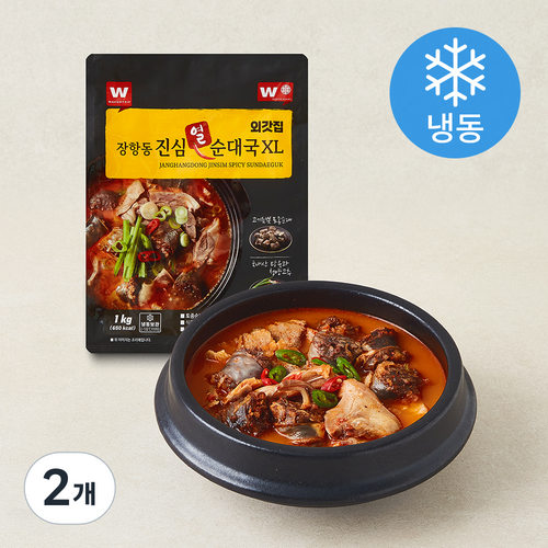 [로켓프레시] 외갓집 장항동 진심 열 순대국 XL (냉동), 1kg, 2개