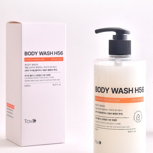 토브에이치 등드름 바디워시 H56 산뜻한 자몽향, 1개, 500ml
