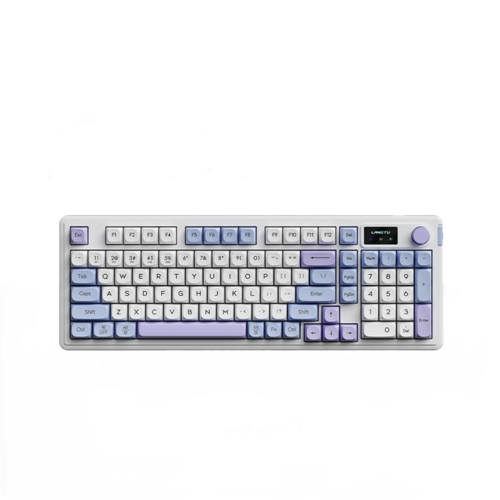 PYHO 무선 키보드 게이밍 키보드 RGB 3모드 98키 기계식 키보드 2.4G 무선식, 블루, L98 저소음 3모즈, 제조사축