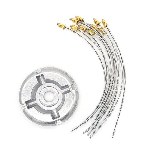 ES 예초기 와이어 세트 알루미늄 원판 효자 줄날 벌초 거치식 초경량 강철 10P 예초기날, 1세트