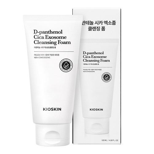 피지 92%개선 여드름완화 클렌징폼 모공세정 시카엑소좀 진정보습 약알칼리 저자극 블랙헤드 피지제거 논코메도제닉, 1개, 120ml