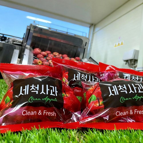 [한정수량] 껍질째먹는 세척사과 산지직송, 1박스, 1kg
