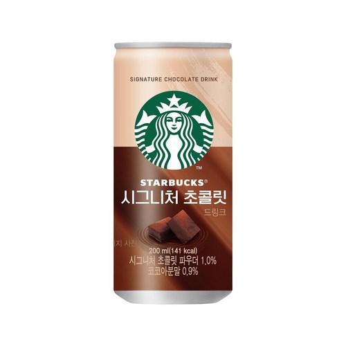 스타벅스 시그니처 초콜릿, 200ml, 5개