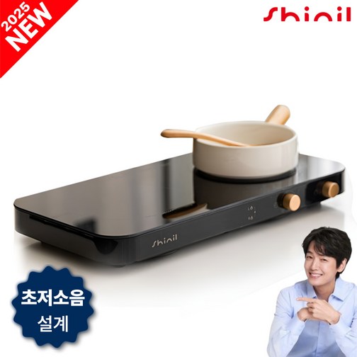신일 프리미엄 2구 인덕션 전기레인지, 일반형, SHLDB228BK