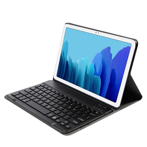 갤럭시탭 북커버 블루투스키보드케이스, 로즈핑크한영자판 백라이트 키보드