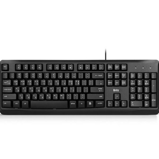 브리츠 유선키보드, 일반형, 블랙, BK100