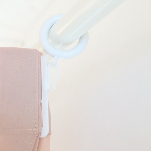 메종텍스타일 길이 조절되는 안전한 플라스틱 커튼핀 1.5 x 8.5 cm 30p