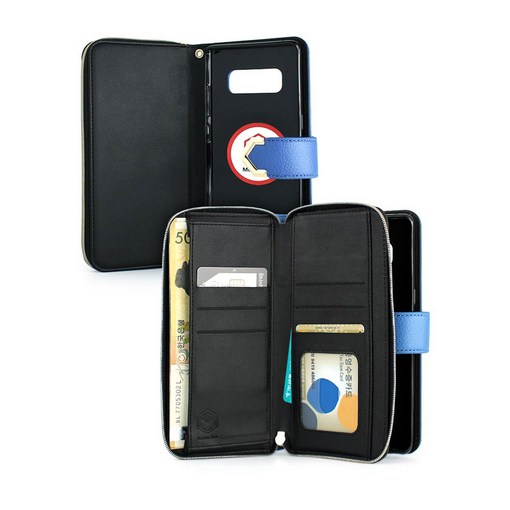 티커버 NIXXO 페블 지퍼수납 지갑형 다이어리 휴대폰케이스