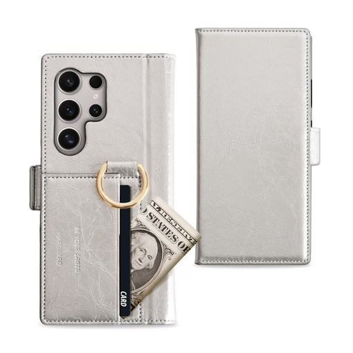 비유어산타 갤럭시S 천연가죽 카드수납 휴대폰케이스 올커버 마스야드