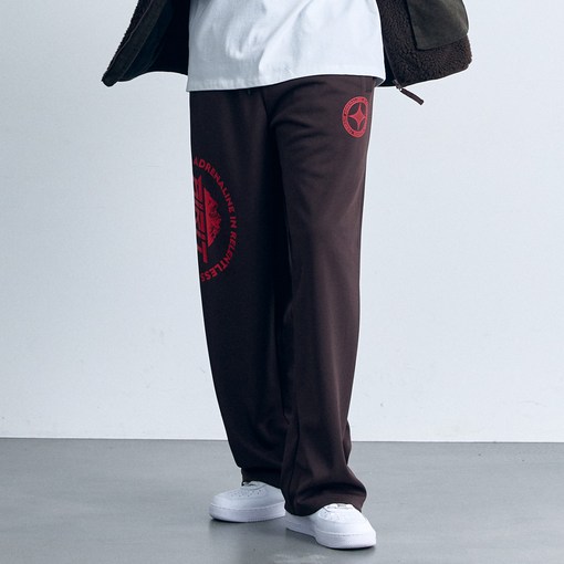 에어릿 백크로님 와이드 팬츠 AM9099 BR