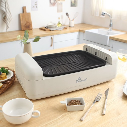 한일전기 3세대 연기안나는 무연 전기 그릴 HHG55 전용가방 증정