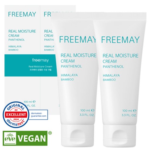 프리메이 비건 진정한 100시간 보습 피부 장벽 수분 크림, 200ml, 1개