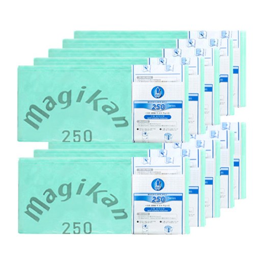 MAGIKAN 250 綠色標誌補充尿布垃圾袋, 10個
