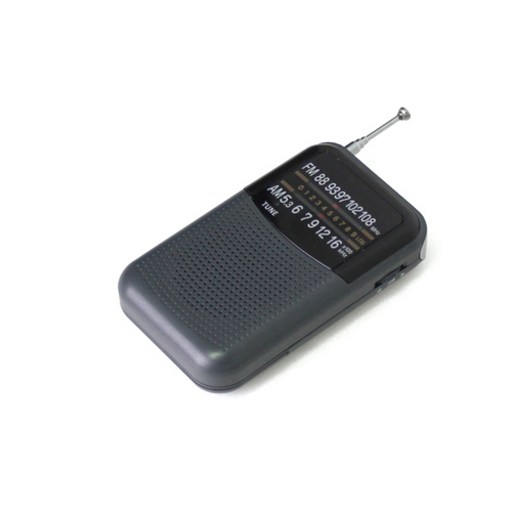 롯데알미늄 핑키7 휴대용 라디오 100g, Pingky-7, black