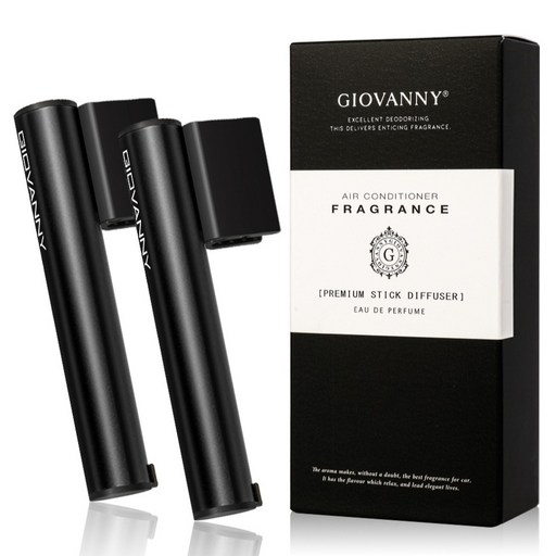GIOVANNY 파워스틱 차량용 방향제 케이스 2p + 리필 5g 4p