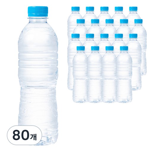 탐사 샘물 500ml 80개 묶음으로 신선한 물을 만끽하세요