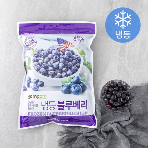 곰곰 냉동 블루베리 1kg 1개 신선한 과일의 향연