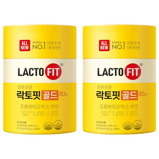 락토핏 정품 골드 80포
