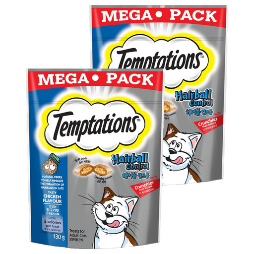 Temptations 喵愛餡 貓點心, 化毛配方口味, 130g, 2包