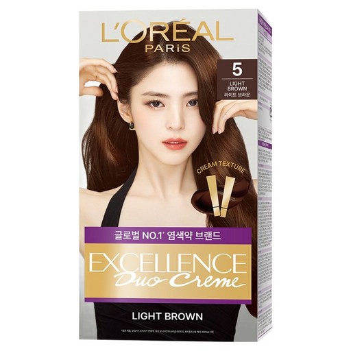 로레알파리 엑셀랑스 듀오크림 나눠쓰는 새치염색 염모제
