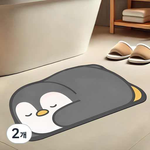 룰루홈 규조토 캐릭터 발매트