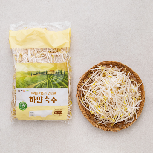 곰곰 뿌리를 다듬어 간편한 하얀숙주 500g