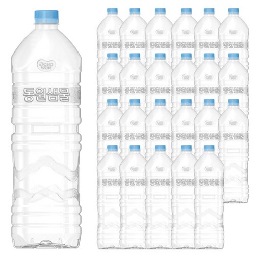 동원샘물 무라벨