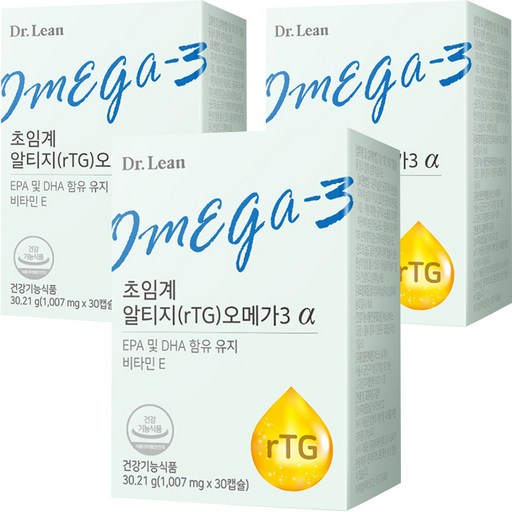 닥터린 초임계 알티지 오메가3 알파 30.21g 30정 3개