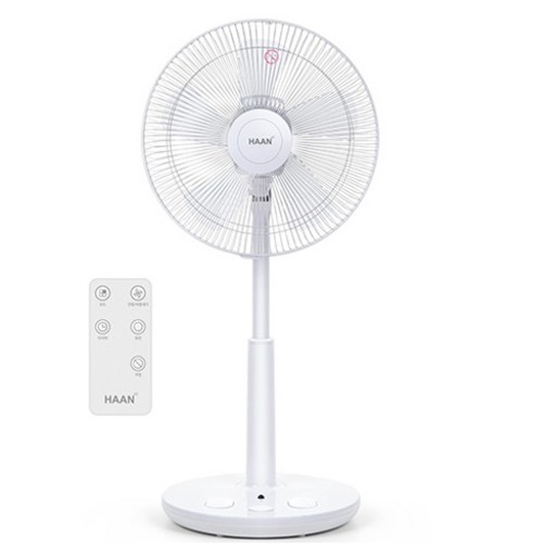 한경희이지라이프 초미세풍 발터치 리모컨 선풍기 HAAN-HDC230