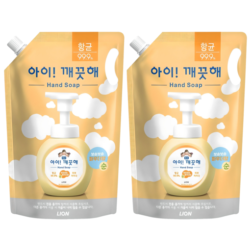 아이깨끗해 핸드워시 순 파우더향 리필용