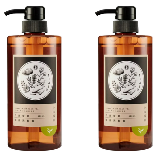 tsaio 上山採藥 頭皮洗髮露 日光金萱, 2瓶, 600ml