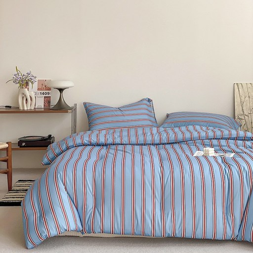 오텔르 어반 스트라이프 고밀도 바이오워싱 사계절 이불