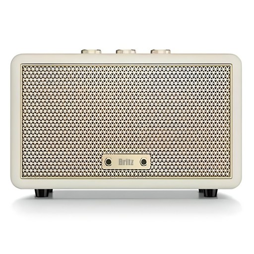 브리츠 레트로 블루투스 스피커, BZJB9700, 화이트