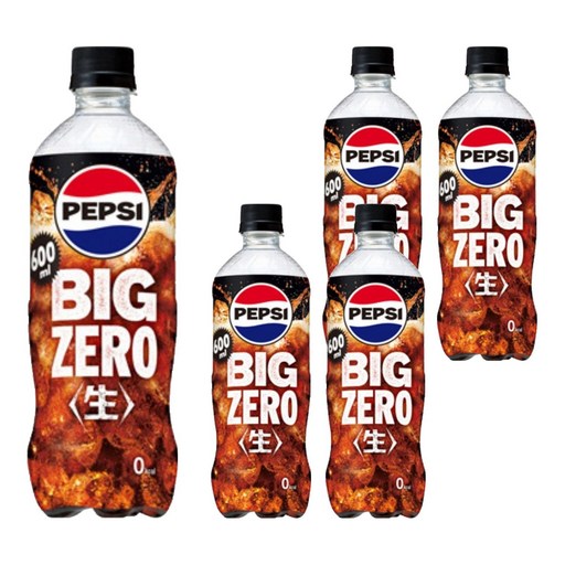 일본 펩시 제로 생콜라, 600ml, 6개