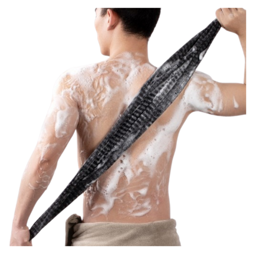 럭키라이프 하드앤스트롱 스트레스 확 풀리는 시원한 개운한 일본산 샤워타올, 1개, 1매, 네이비하드