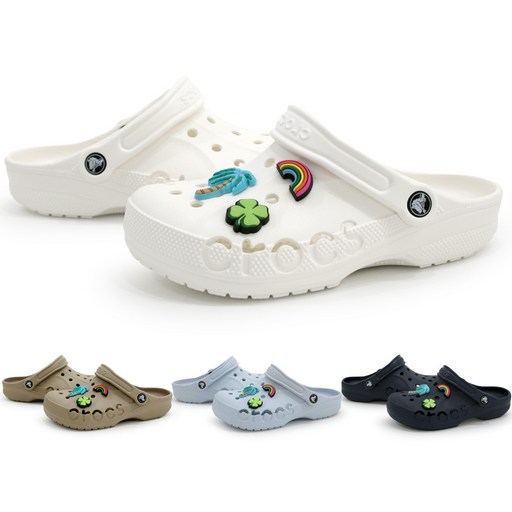 CROCS 정품 크록스 바야 클로그 슬리퍼 10126 레츄 악세사리