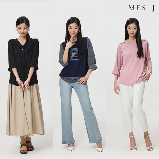메시제이 그레이스 블라우스 3종