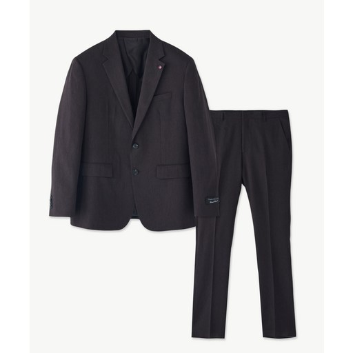 STCO 남성 ITALY FABIO 린넨울 수트세트 클래식핏 브라운