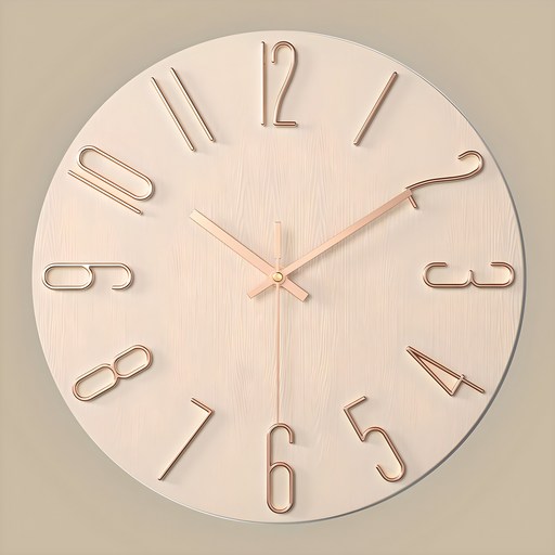 루아즈 인테리어 무소음 원형 모던 벽시계