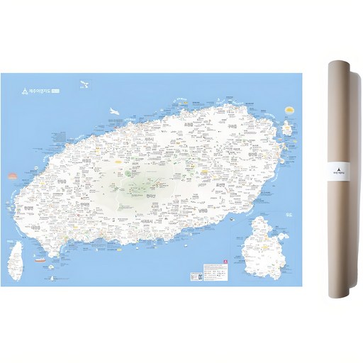 에이든 우리나라 제주 여행지도 1500세트 (2021-2022 개정판)