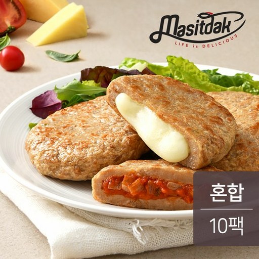 [KT알파쇼핑][맛있닭] 닭가슴살 한끼 스테이크 혼합 100gx10팩(1kg), 단일상품