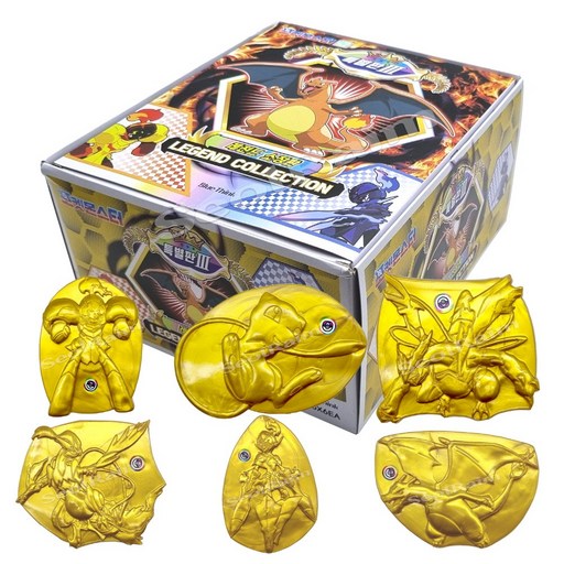 설래임 포켓몬스터 고무 딱지 전설 환상의 포켓몬 특별판 3탄 1갑6개