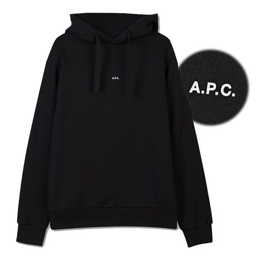 [아페쎄]미니 로고 후드 티셔츠 블랙 COEIP H27622 LZZ